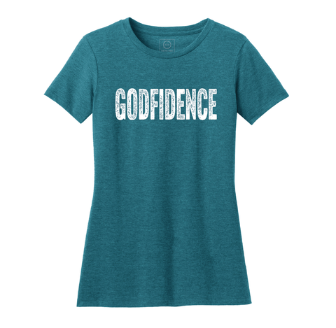 GODFIDENCE WOMENS FITTED SHIRT
