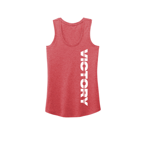 VICTORY RED RACERBACK TANK